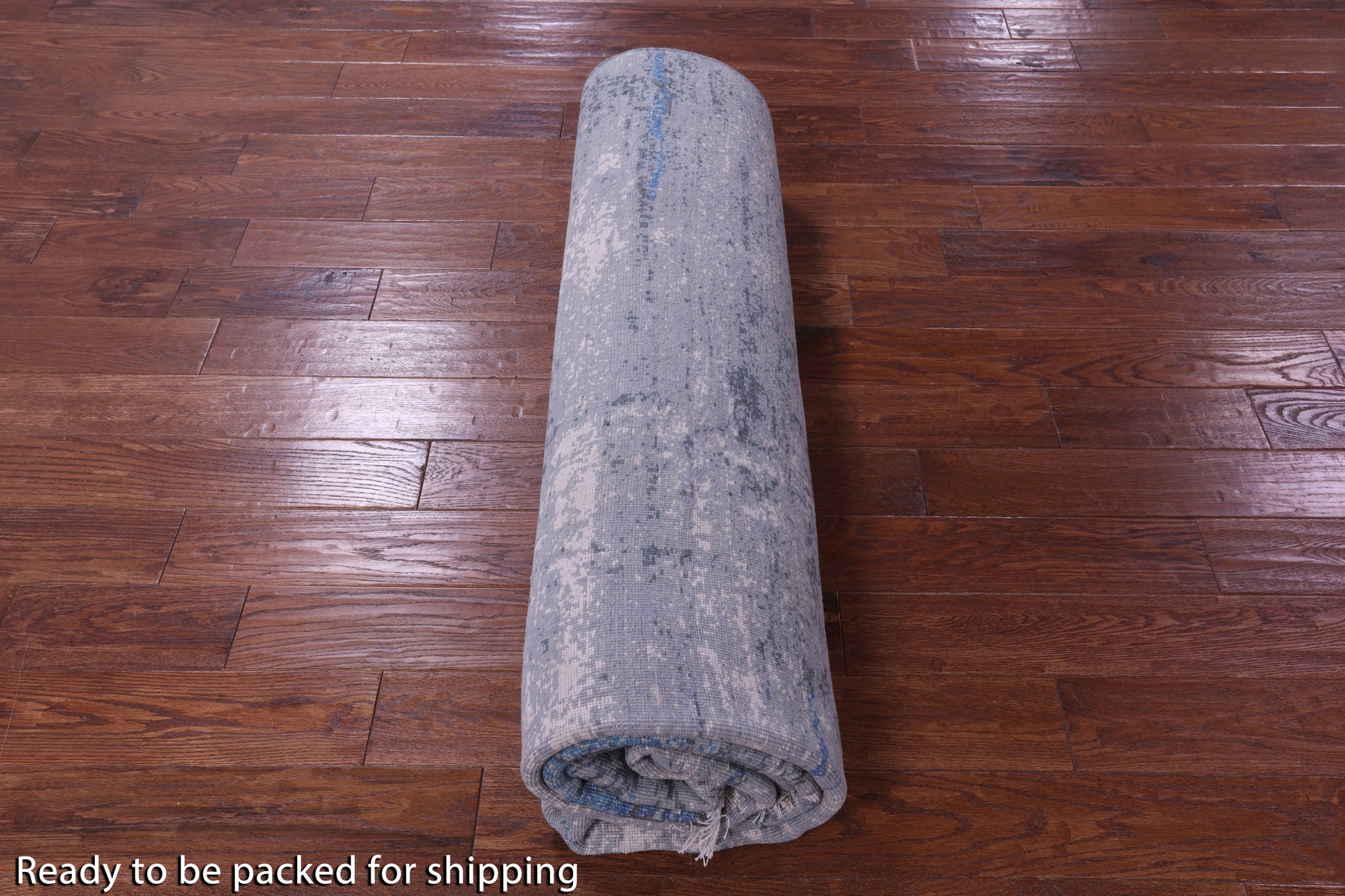 Modern Hand Knotted Wool & Silk Rug - 8' 1" X 10' 1" - Golden Nile