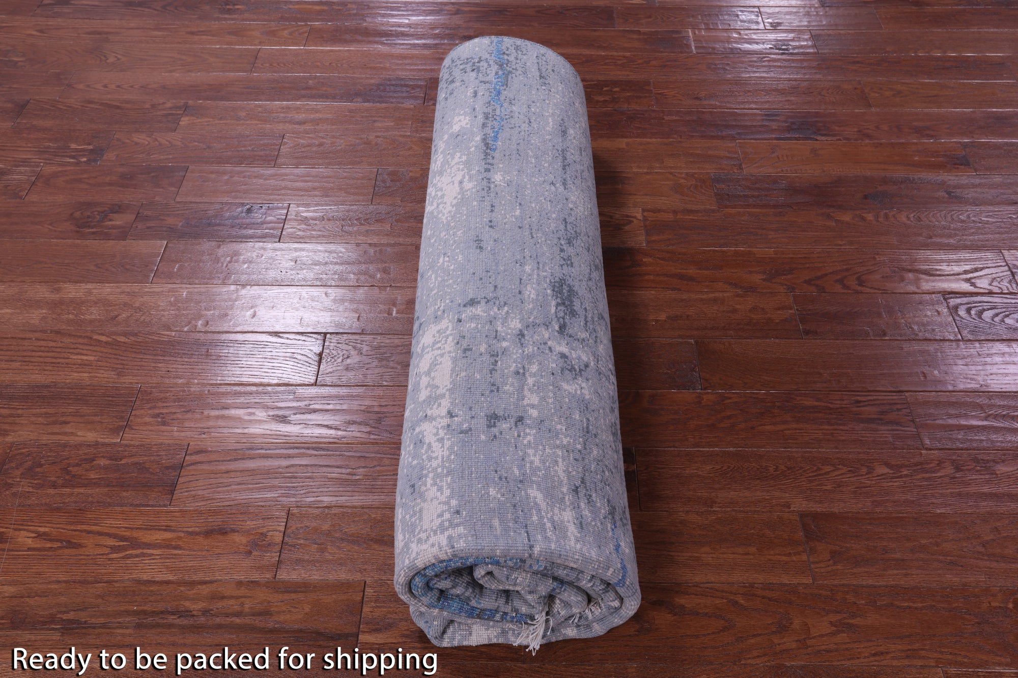 Modern Hand Knotted Wool & Silk Rug - 8' 1" X 10' 1" - Golden Nile