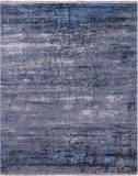 Modern Hand Knotted Wool & Silk Rug - 8' 1" X 10' 1" - Golden Nile