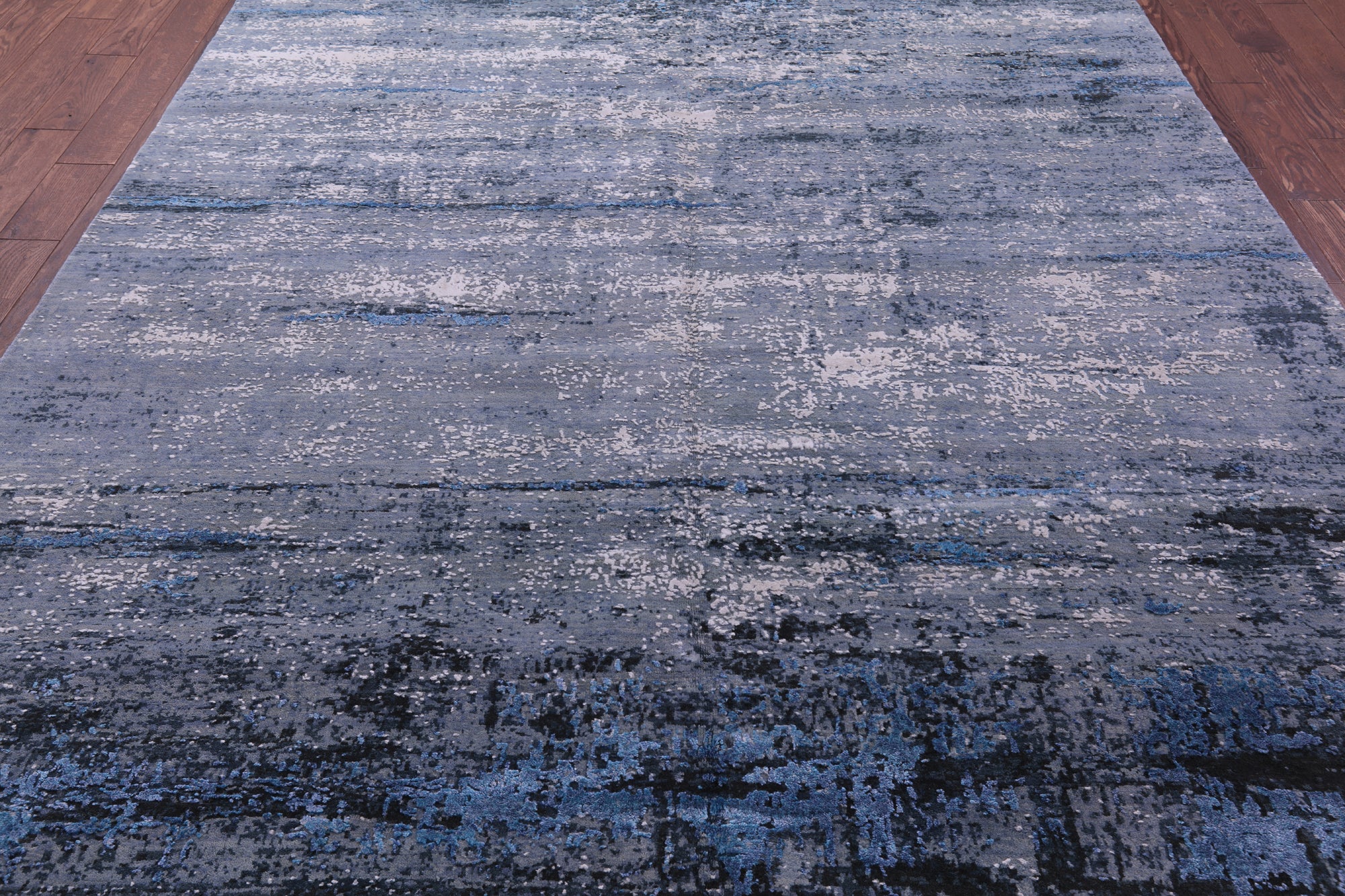 Modern Hand Knotted Wool & Silk Rug - 8' 1" X 10' 1" - Golden Nile