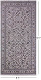 Ivory Persian Nain Hand Knotted Wool & Silk Rug - 8' 0" X 16' 1" - Golden Nile