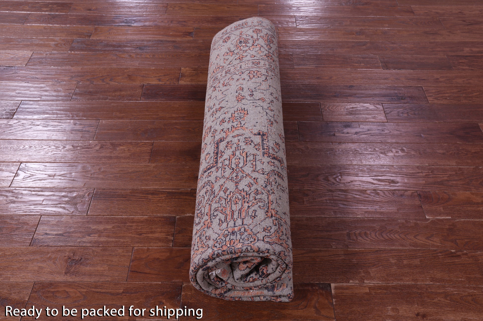 Modern Hand Knotted Wool & Silk Rug - 8' 0" X 10' 2" - Golden Nile