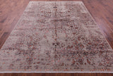 Modern Hand Knotted Wool & Silk Rug - 8' 0" X 10' 2"