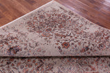 Modern Hand Knotted Wool & Silk Rug - 8' 0" X 10' 2"