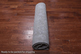 SUPER SALE Grey Modern Hand Knotted Wool & Silk Rug - 8' 2" X 10' 3"