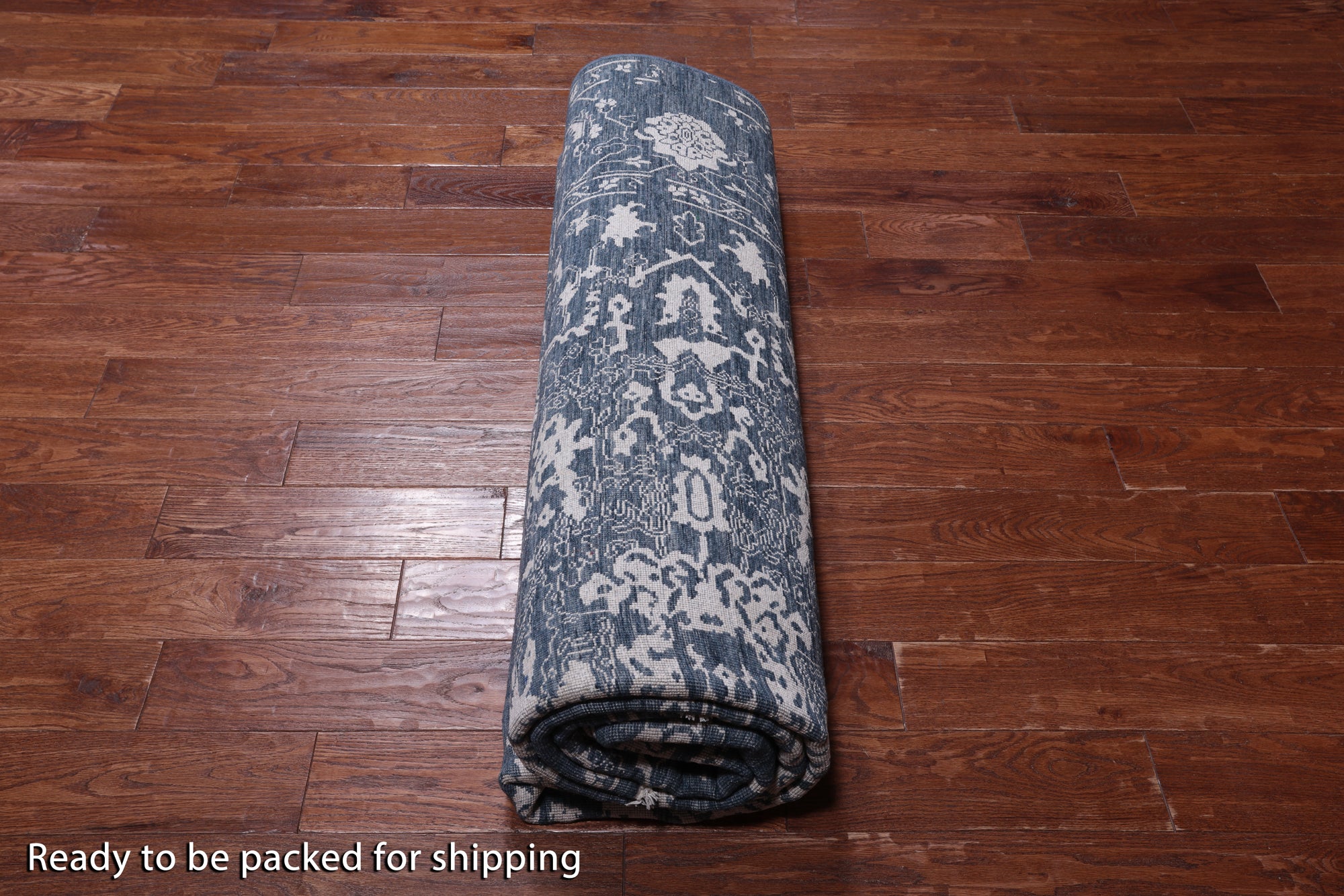 SUPER SALE Modern Hand Knotted Wool & Silk Rug - 8' 2" X 10' 5"
