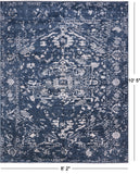 SUPER SALE Modern Hand Knotted Wool & Silk Rug - 8' 2" X 10' 5"