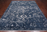 SUPER SALE Modern Hand Knotted Wool & Silk Rug - 8' 2" X 10' 5"