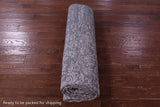 Grey Modern Handmade Wool & Silk Rug - 7' 11" X 10' 4" - Golden Nile