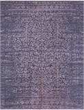 Grey Modern Handmade Wool & Silk Rug - 7' 11" X 10' 4" - Golden Nile