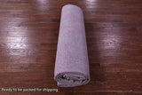 SUPER SALE Grey Modern Handmade Wool & Silk Rug - 8' 10" X 12' 4"