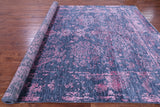 Modern Handmade Wool & Silk Rug - 9' 1" X 12' 1" - Golden Nile