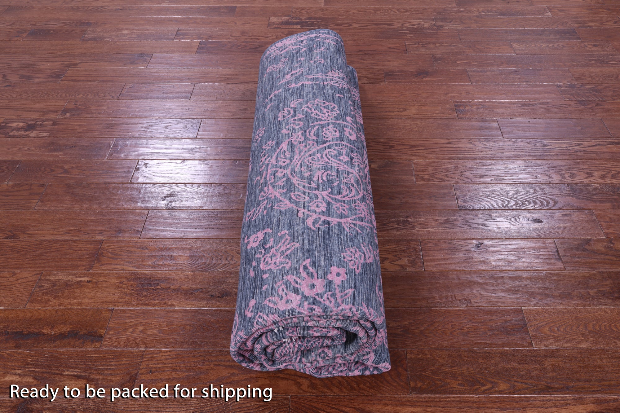 Modern Handmade Wool & Silk Rug - 9' 1" X 12' 1" - Golden Nile