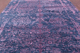 Modern Handmade Wool & Silk Rug - 9' 1" X 12' 1" - Golden Nile