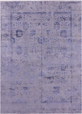 Grey Modern Handmade Wool & Silk Rug - 8' 11" X 12' 3" - Golden Nile