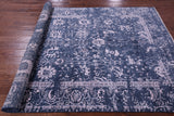 Grey Modern Hand Knotted Wool & Silk Rug - 6' 2" X 9' 3" - Golden Nile