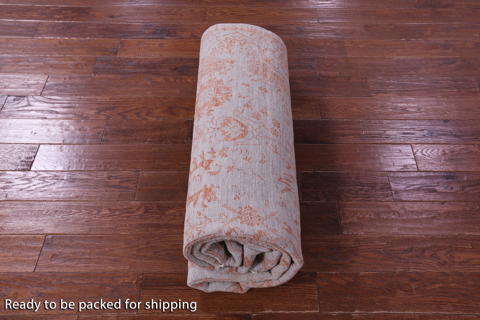 Grey Modern Handmade Wool & Silk Rug - 6' 2" X 9' 2" - Golden Nile