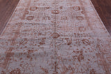 Grey Modern Handmade Wool & Silk Rug - 6' 2" X 9' 2" - Golden Nile