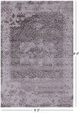 Modern Handmade Wool & Silk Rug - 6' 2" X 9' 2" - Golden Nile