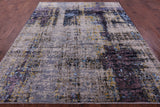 Modern Handmade Wool & Silk Rug - 8' 1" X 10' 1" - Golden Nile