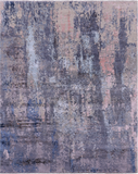 Modern Hand Knotted Wool & Silk Rug - 7' 11" X 10' 0" - Golden Nile