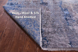 Modern Hand Knotted Wool & Silk Rug - 7' 11" X 10' 0" - Golden Nile