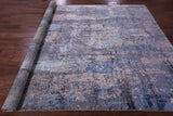 Modern Hand Knotted Wool & Silk Rug - 7' 11" X 10' 0" - Golden Nile