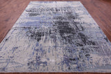 Modern Hand Knotted Wool & Silk Rug - 9' 0" X 11' 11" - Golden Nile