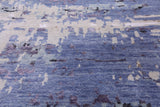 Modern Hand Knotted Wool & Silk Rug - 9' 0" X 11' 11" - Golden Nile