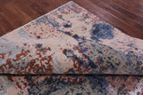 Modern Hand Knotted Wool & Silk Rug - 9' 0" X 11' 11" - Golden Nile