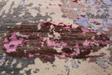 Modern Handmade Wool & Silk Rug - 9' 0" X 12' 5" - Golden Nile