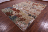 Modern Hand Knotted Wool & Silk Rug - 8' 11" X 11' 11" - Golden Nile