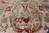 Modern Hand Knotted Wool & Silk Rug - 8' 11" X 11' 11" - Golden Nile