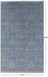 Full Pile Overdyed Handmade Wool Rug - 5' 3" X 8' 6" - Golden Nile