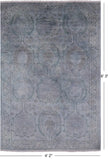 Full Pile Overdyed Handmade Wool Rug - 4' 2" X 6' 3" - Golden Nile