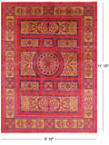 William Morris Handmade Wool Rug - 8' 10" X 11' 10" - Golden Nile