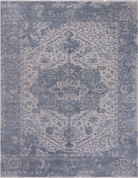 SUPER SALE Grey Persian Fine Serapi Handmade Wool Rug - 7' 10" X 10' 2"