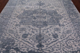 SUPER SALE Grey Persian Fine Serapi Handmade Wool Rug - 7' 10" X 10' 2"