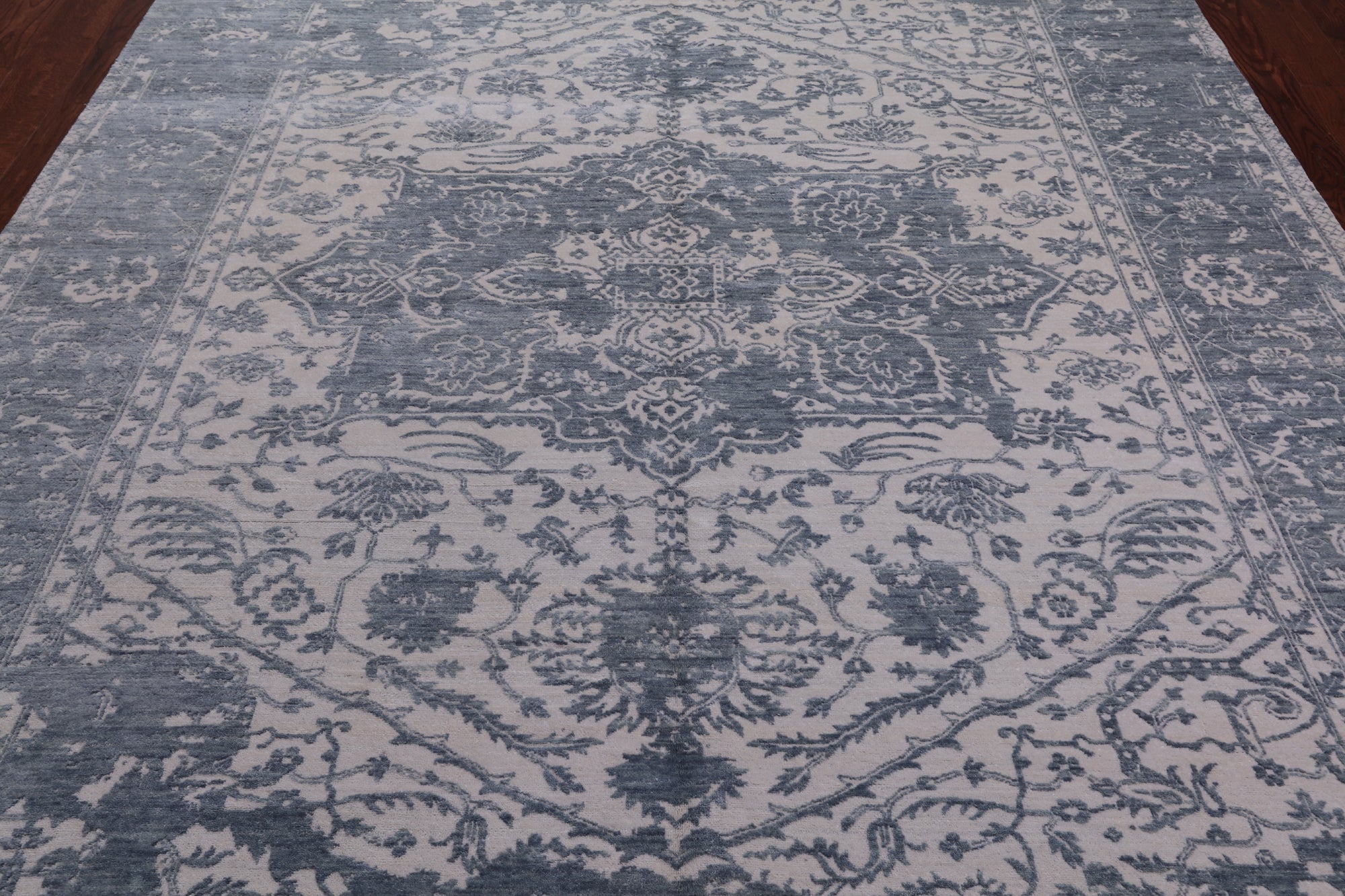SUPER SALE Grey Persian Fine Serapi Handmade Wool Rug - 7' 10" X 10' 2"