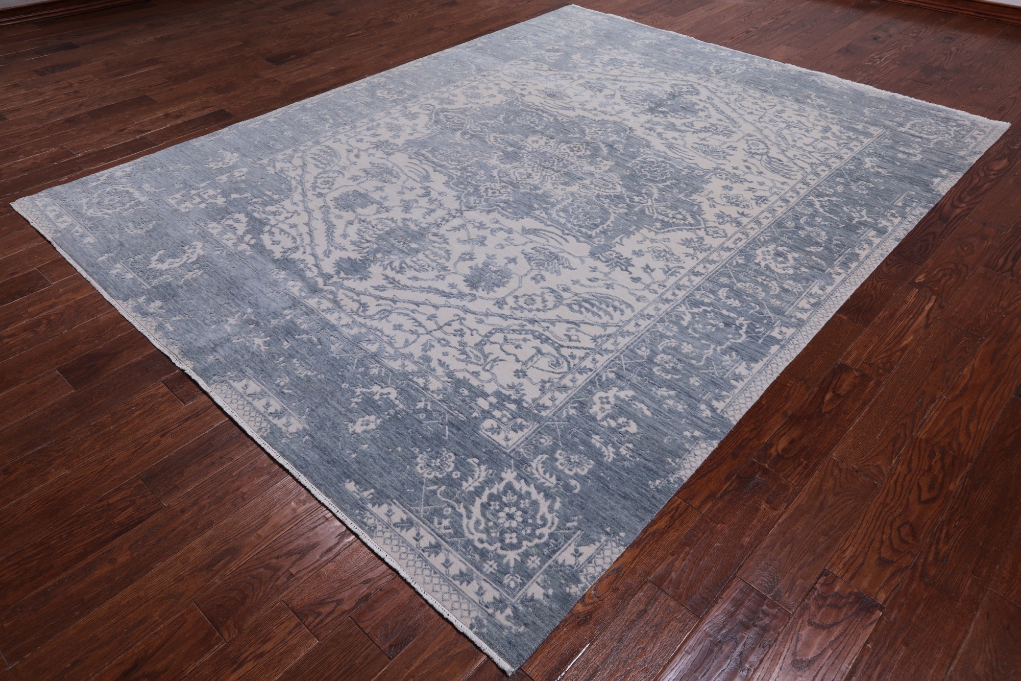 SUPER SALE Grey Persian Fine Serapi Handmade Wool Rug - 7' 10" X 10' 2"
