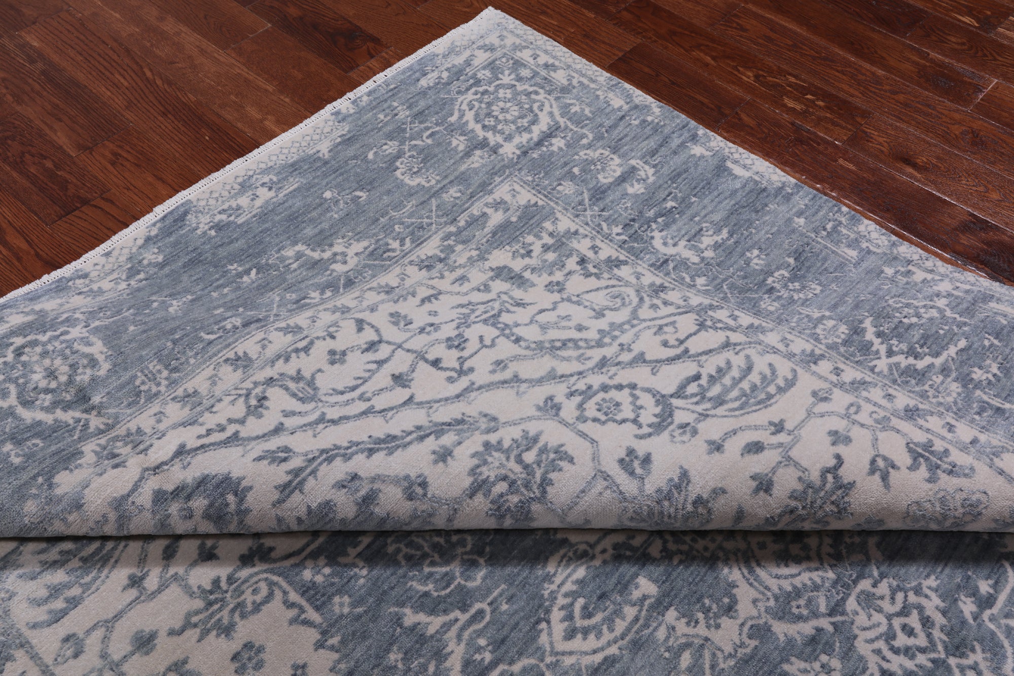 SUPER SALE Grey Persian Fine Serapi Handmade Wool Rug - 7' 10" X 10' 2"