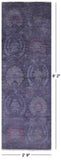Full Pile Overdyed Handmade Wool Runner Rug - 2' 9" X 8' 2" - Golden Nile