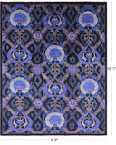 William Morris Handmade Wool Rug - 8' 2" X 10' 1" - Golden Nile