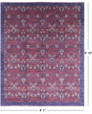 William Morris Hand Knotted Wool Rug - 8' 1" X 9' 10" - Golden Nile