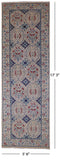 Ivory William Morris Handmade Wool Rug - 5' 6" X 17' 3" - Golden Nile