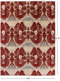 Tribal Persian Gabbeh Handmade Wool Rug - 9' 0" X 12' 4" - Golden Nile