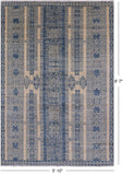 Southwest Navajo Design Gabbeh Handmade Wool Rug - 5' 10" X 8' 7" - Golden Nile