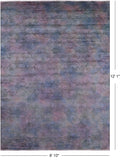 Full Pile Overdyed Hand Knotted Wool Rug - 8' 10" X 12' 1" - Golden Nile
