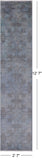 Full Pile Overdyed Hand Knotted Wool Runner Rug - 2' 7" X 12' 7" - Golden Nile