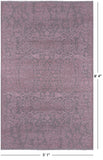 Grey Modern Hand Knotted Wool & Silk Rug - 5' 1" X 8' 4" - Golden Nile
